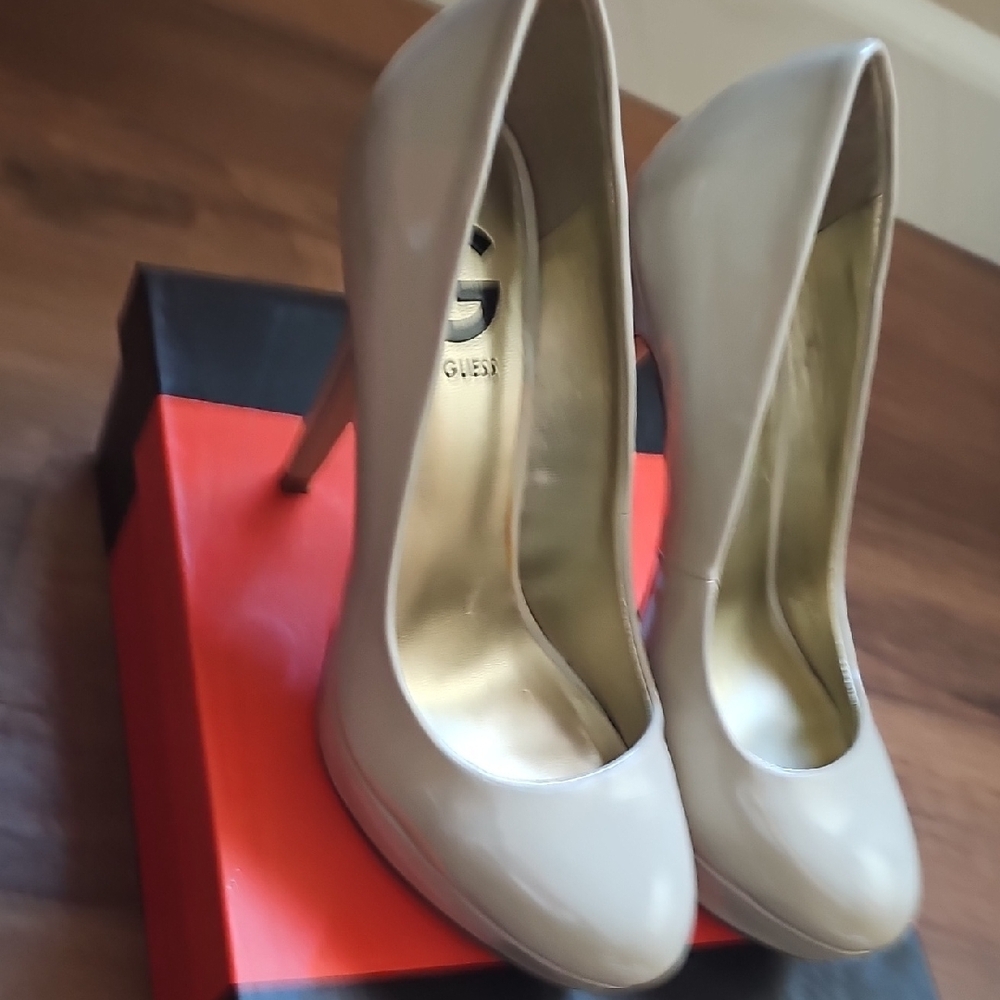 Guess Women's Cream High Heels